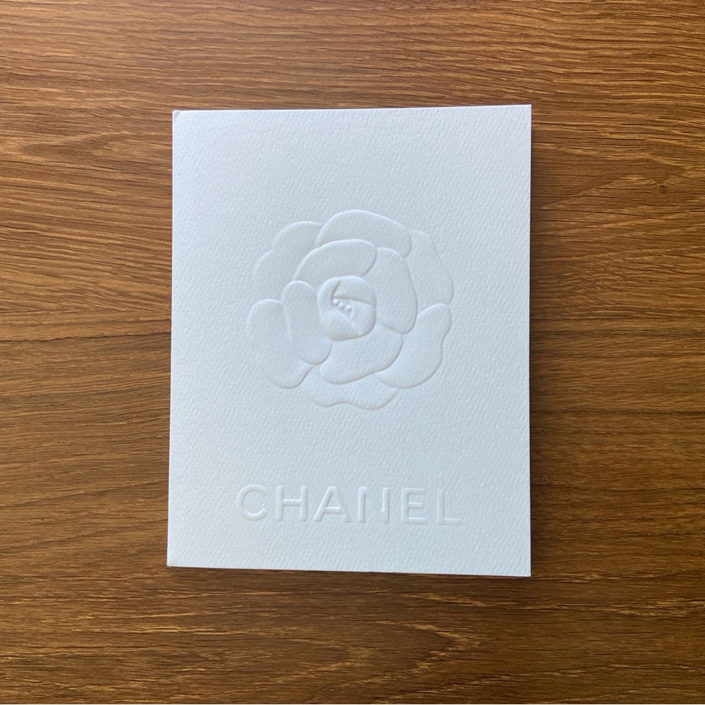 CHANEL Embossed Receipt Booklet